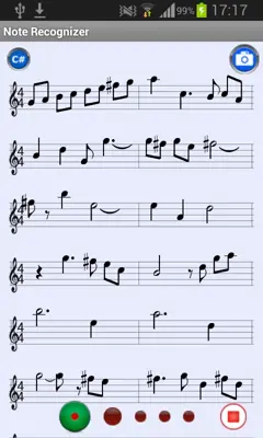 Note Recognizer android App screenshot 10