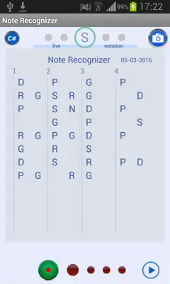 Note Recognizer android App screenshot 6